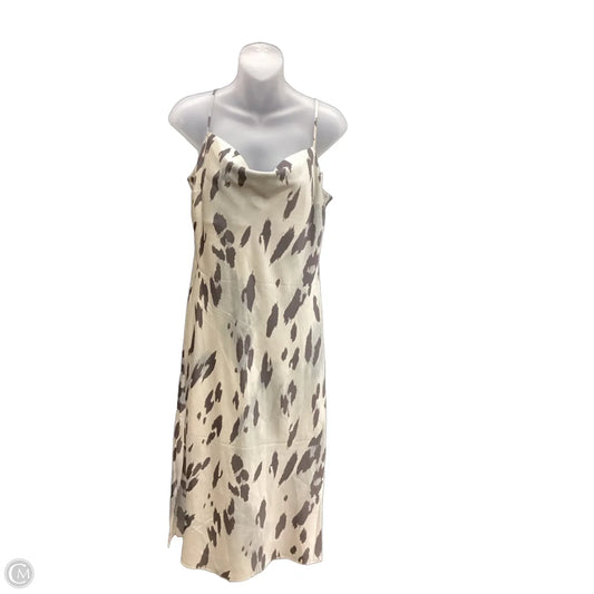 Dress Party Midi By Express In Animal Print, Size: M