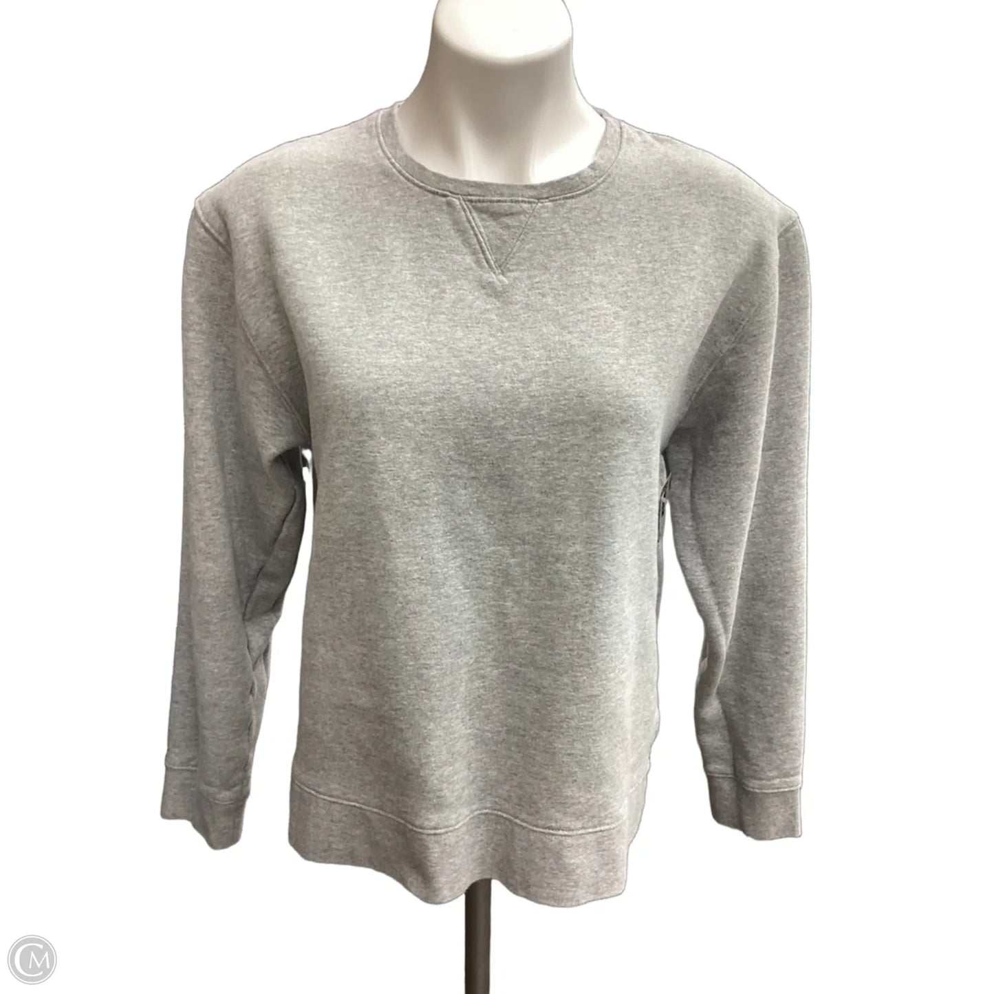 Sweatshirt Crewneck By Quince In Grey, Size: M