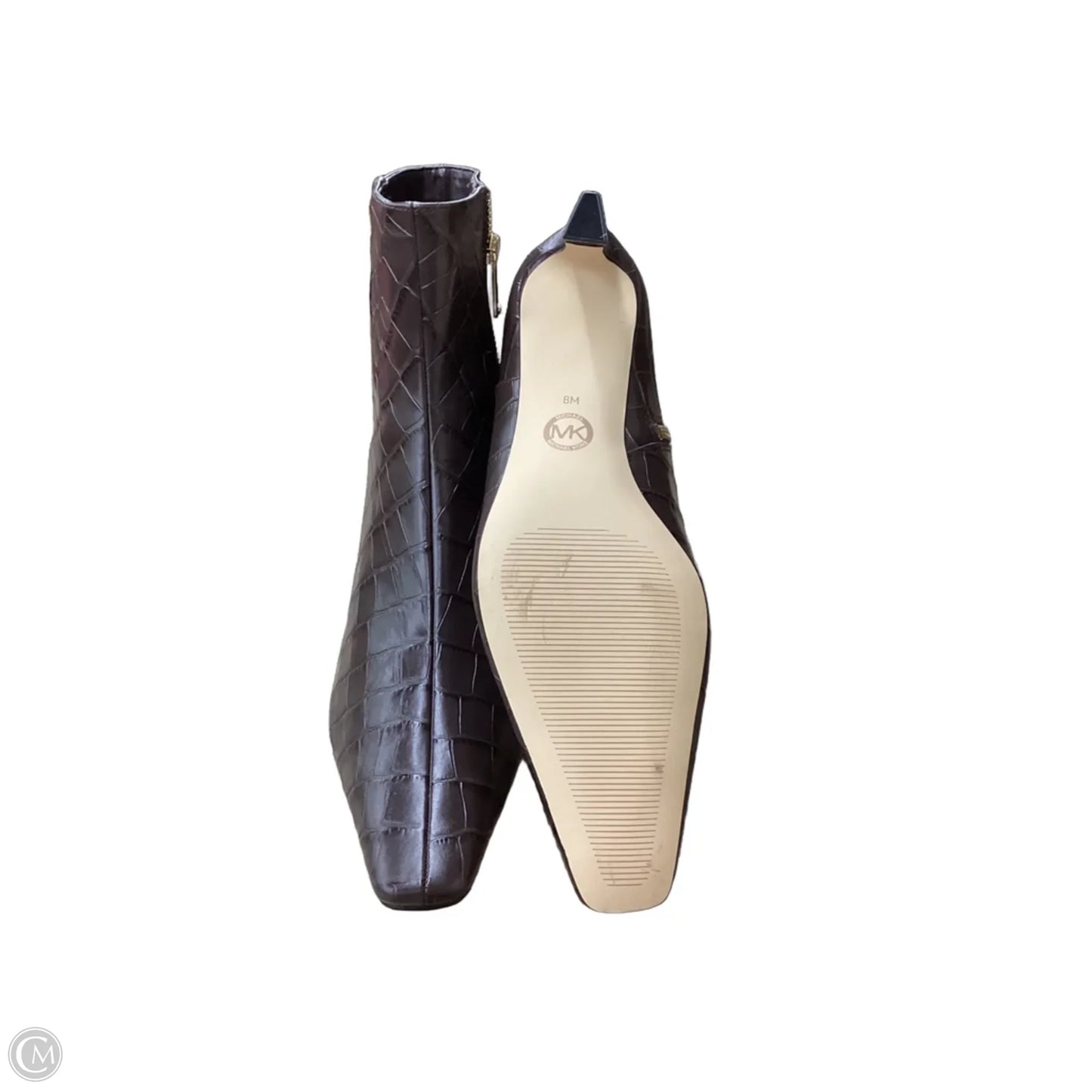 Boots Mid-calf Heels By Michael By Michael Kors In Brown, Size: 8
