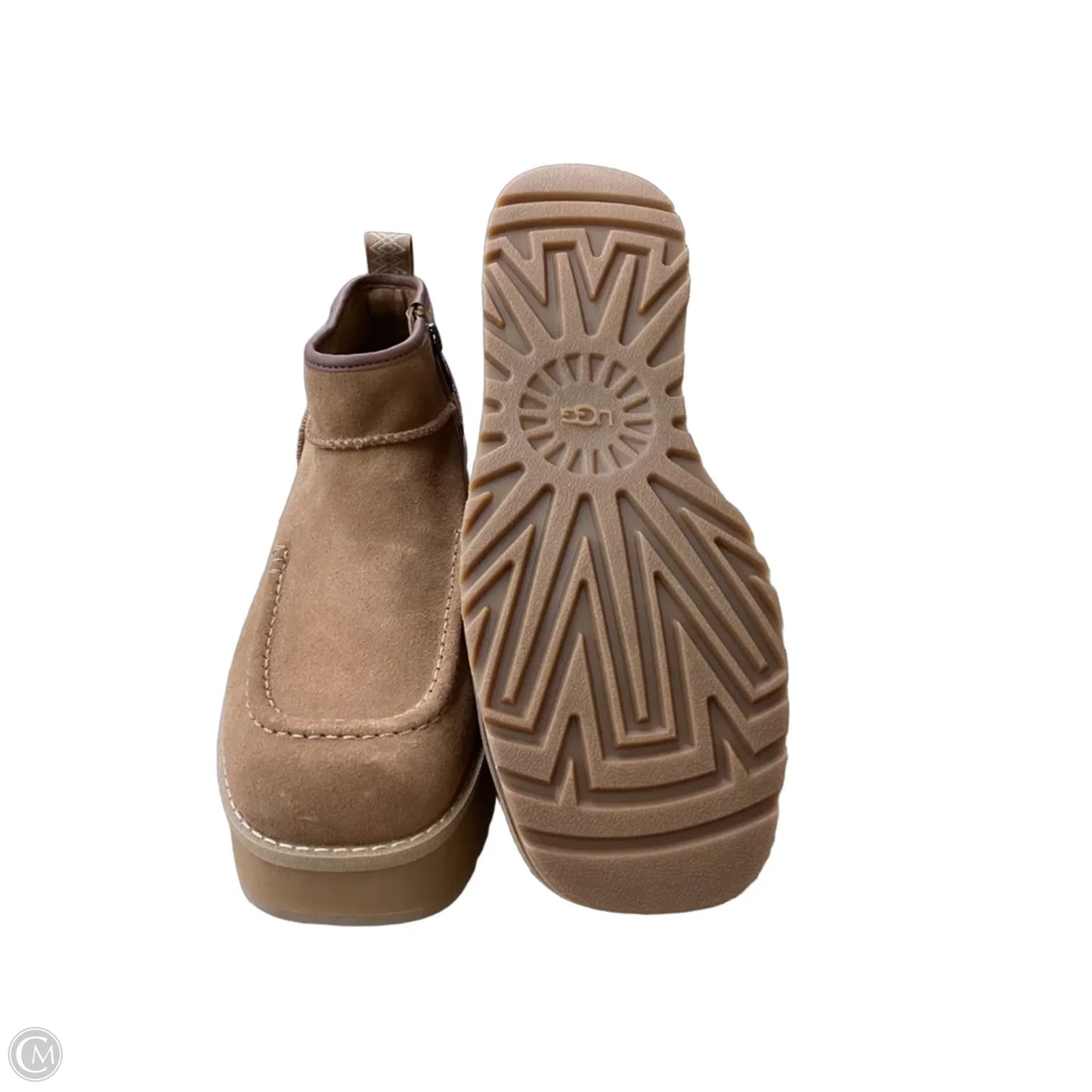 Boots Designer By Ugg In Brown, Size: 8.5