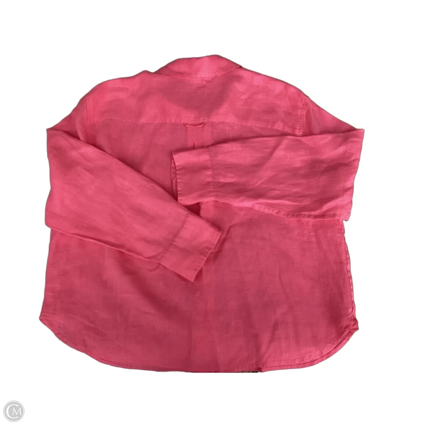Top Long Sleeve By Talbots In Pink, Size: L