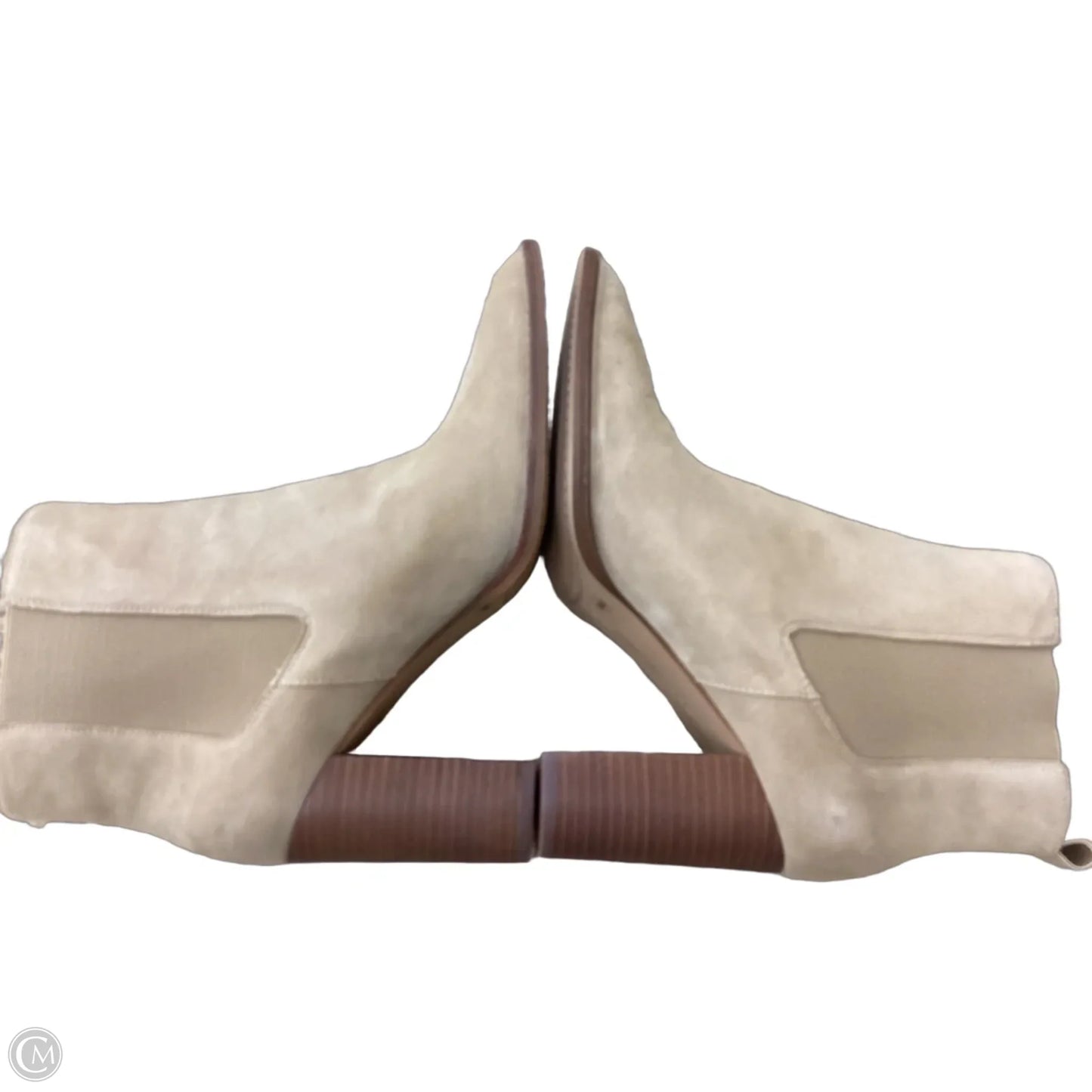 Boots Mid-calf Heels By Vince Camuto In Tan, Size: 10