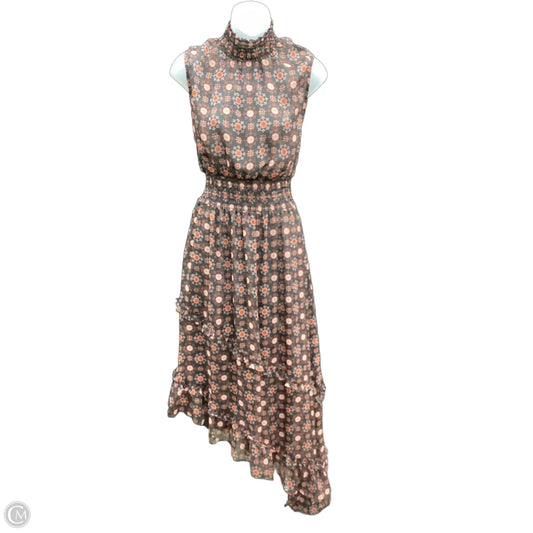 Dress Designer By Misa In Black & Orange, Size: M