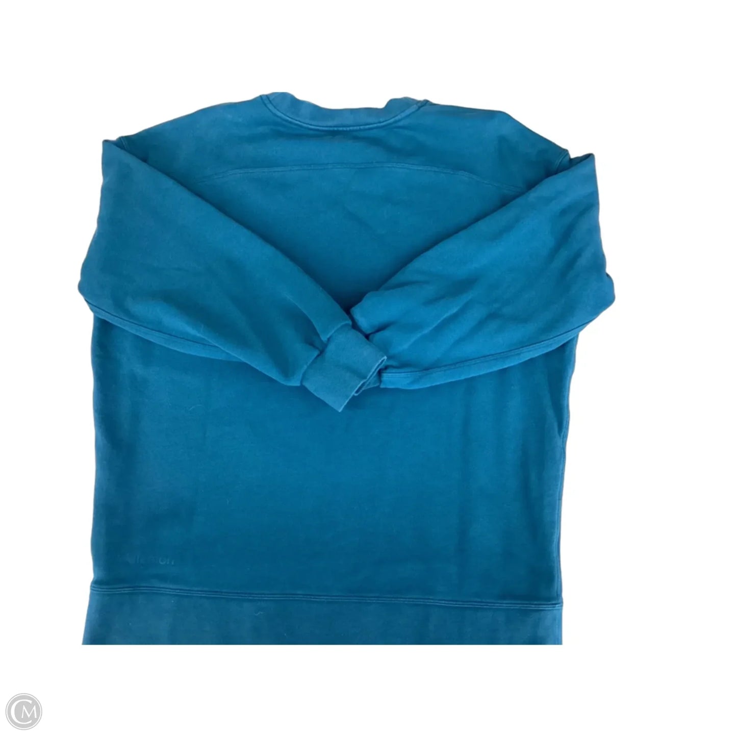 Athletic Sweatshirt Crewneck By Lululemon In Teal, Size: S