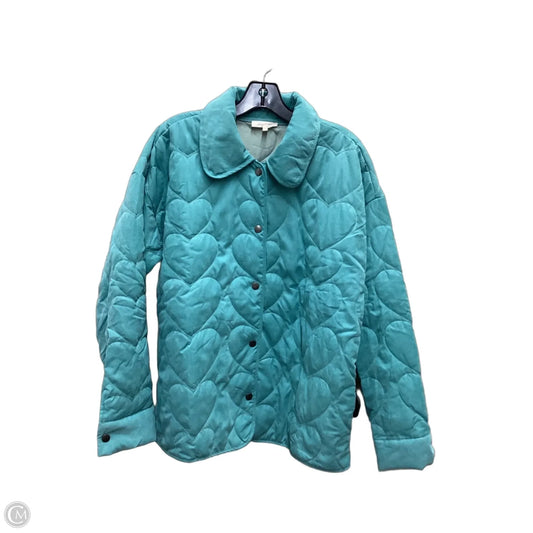 Jacket Puffer & Quilted By Mystree In Green, Size: M