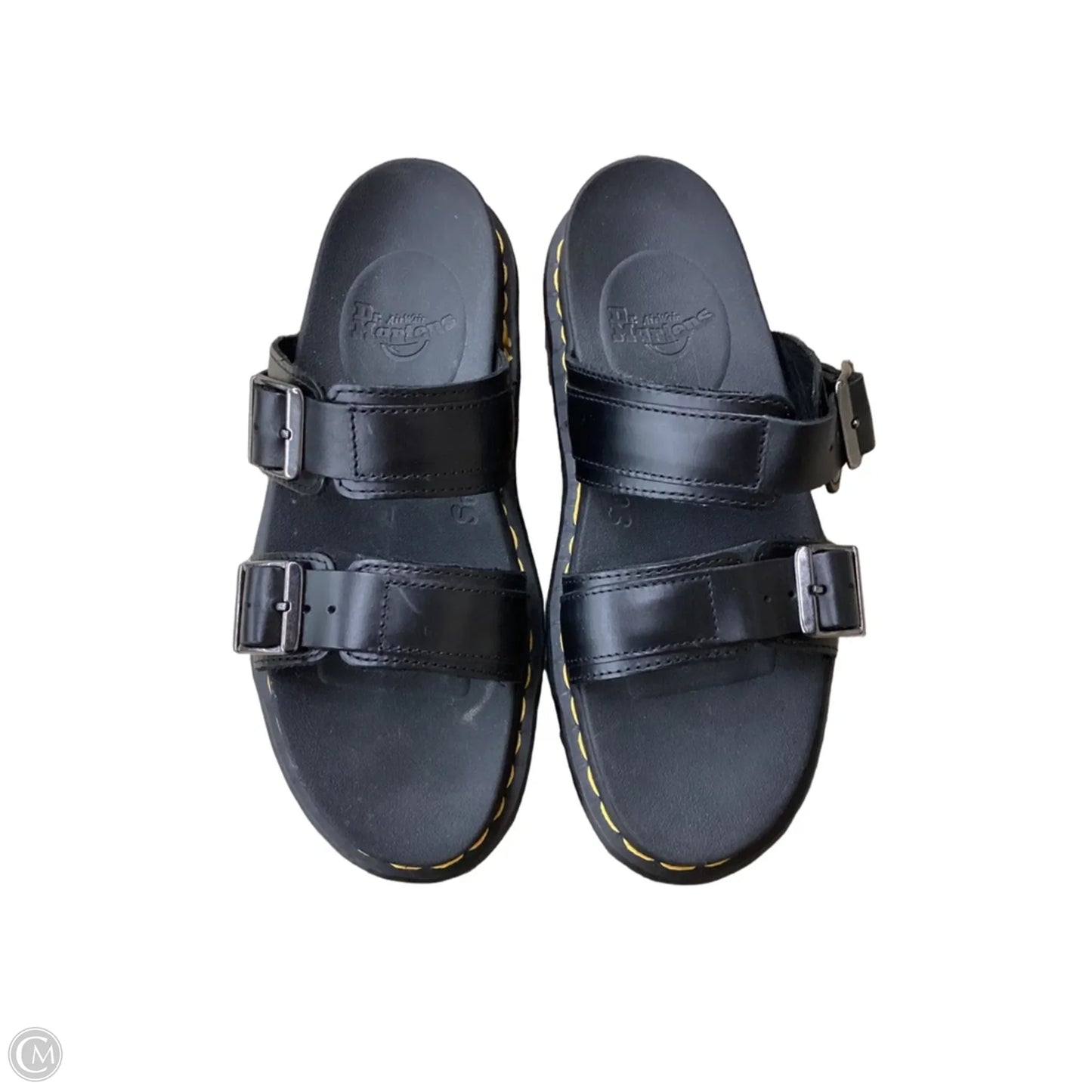 Sandals Flats By Dr Martens In Black, Size: 7
