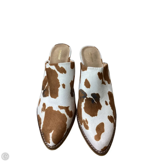 Shoes Heels Block By Clothes Mentor In Animal Print, Size: 9