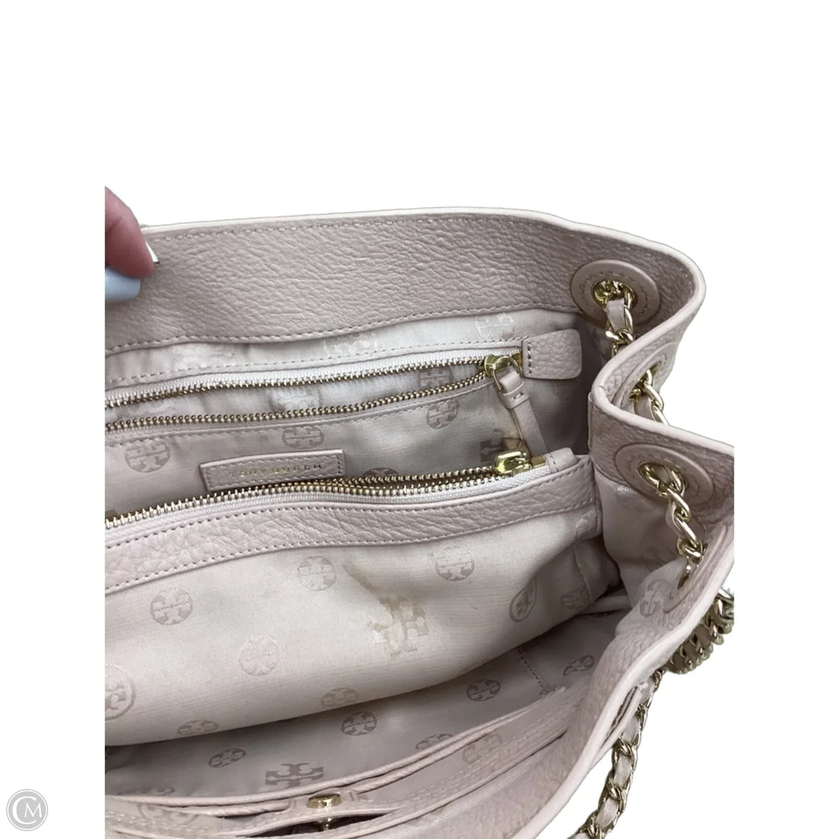 Handbag Designer By Tory Burch, Size: Medium