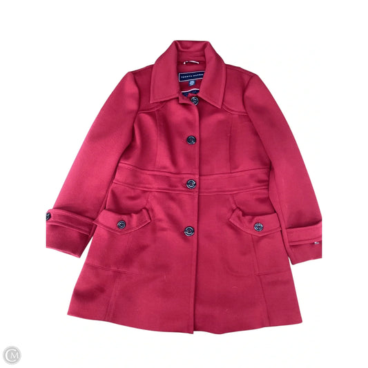 Coat Peacoat By Tommy Hilfiger In Red, Size: L