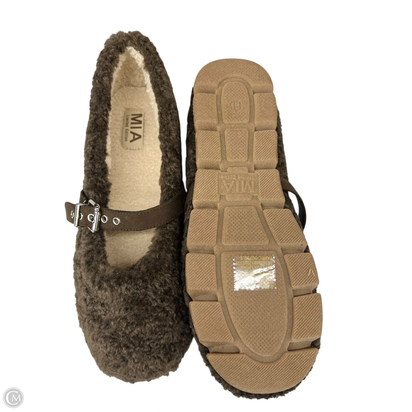 Shoes Flats By Mia In Brown, Size: 8.5