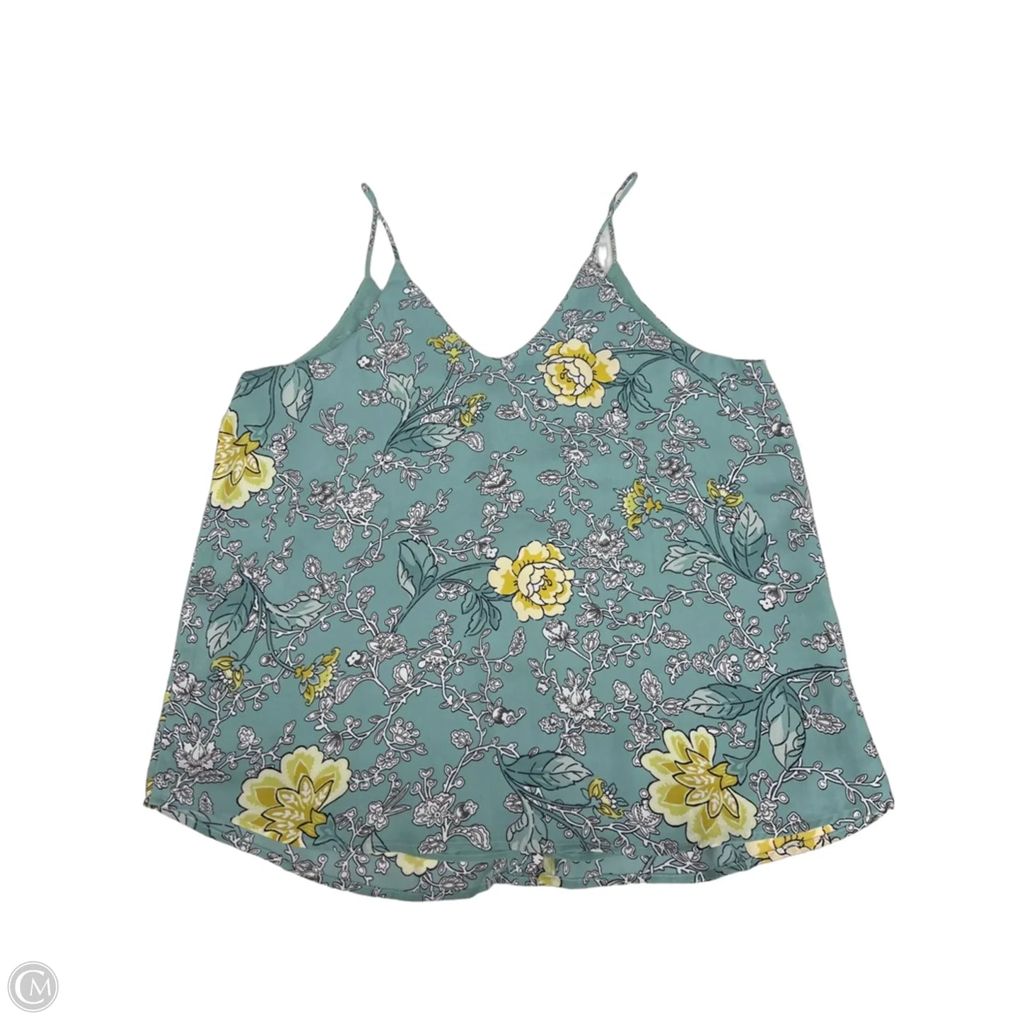 Blouse Sleeveless By Loft In Floral Print, Size: S