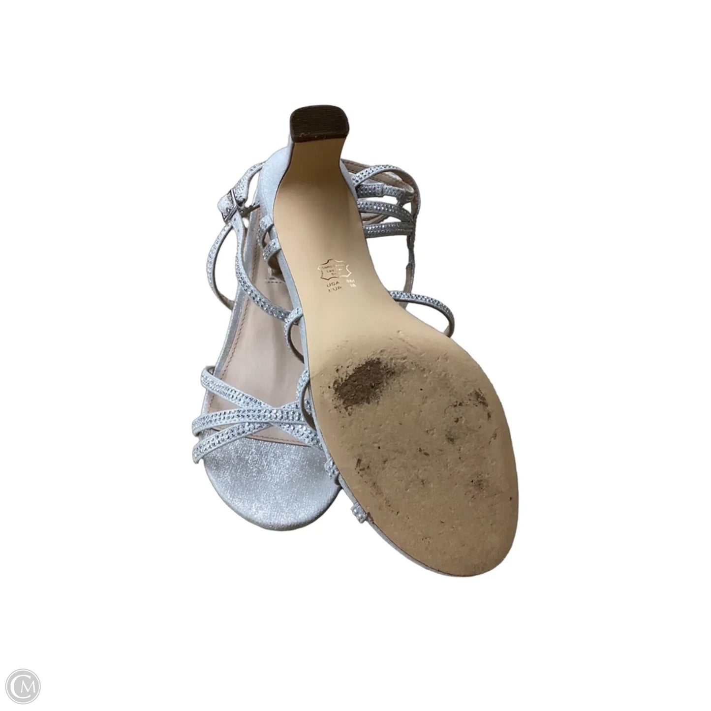 Shoes Heels Kitten By Nina In Silver, Size: 8