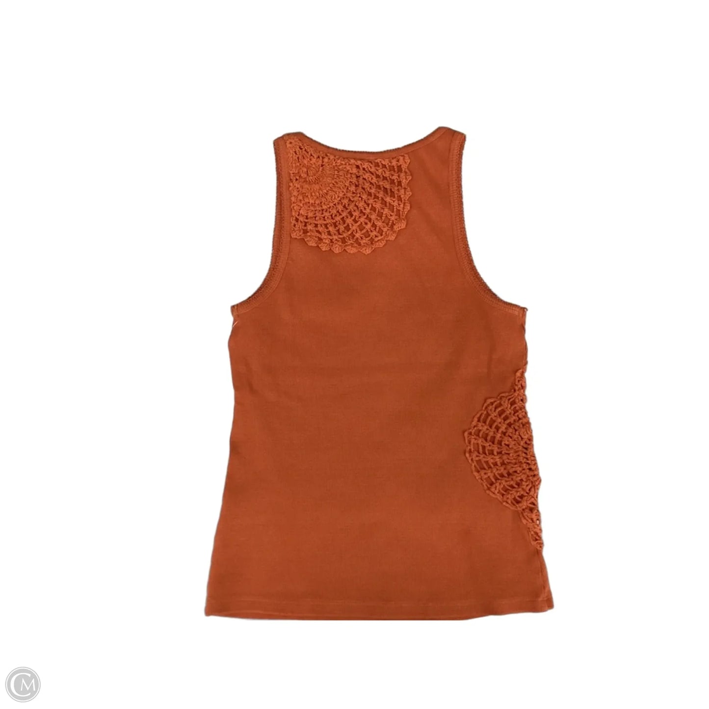 Top Sleeveless By Anthropologie In Orange, Size: S