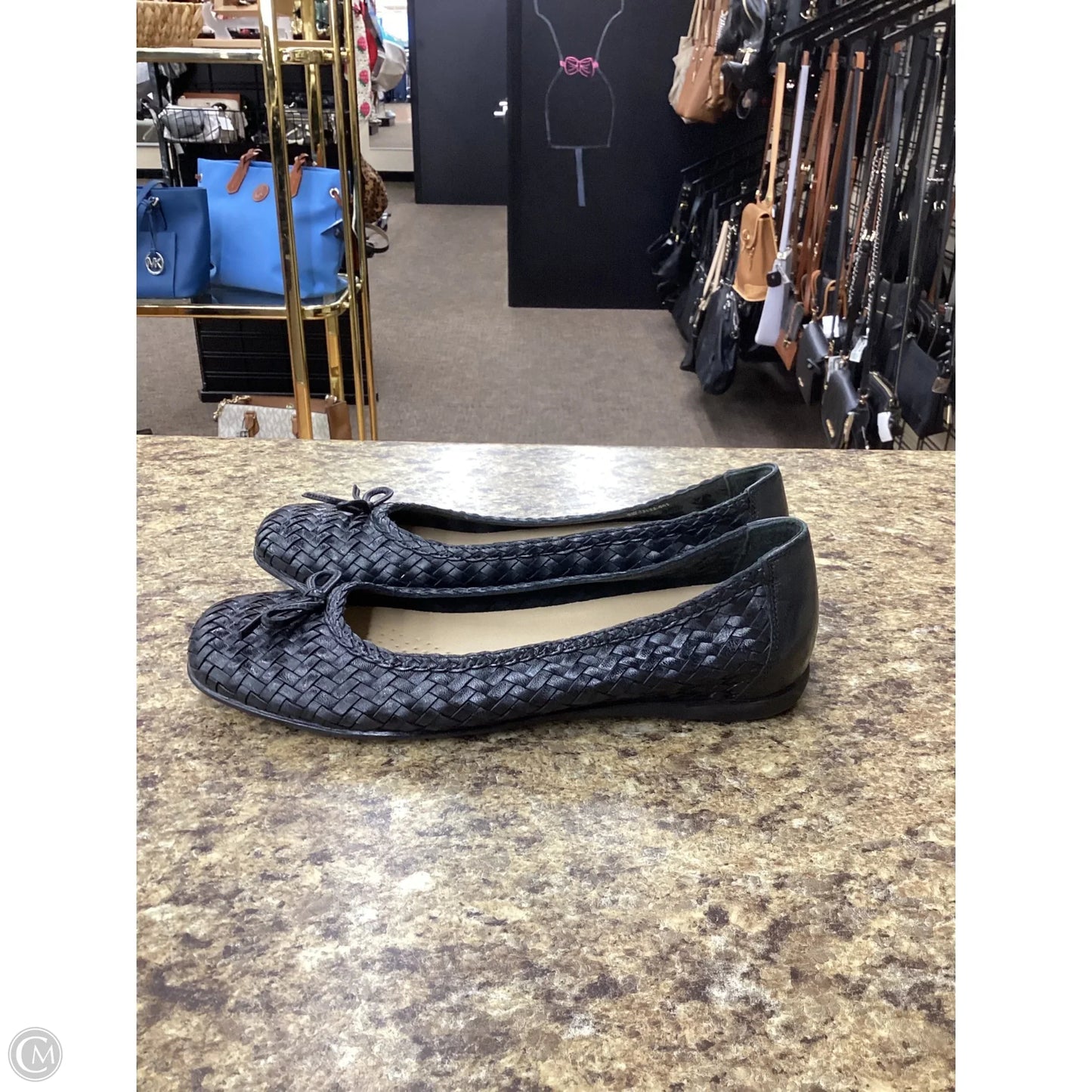 Shoes Flats By Clothes Mentor In Black, Size: 9