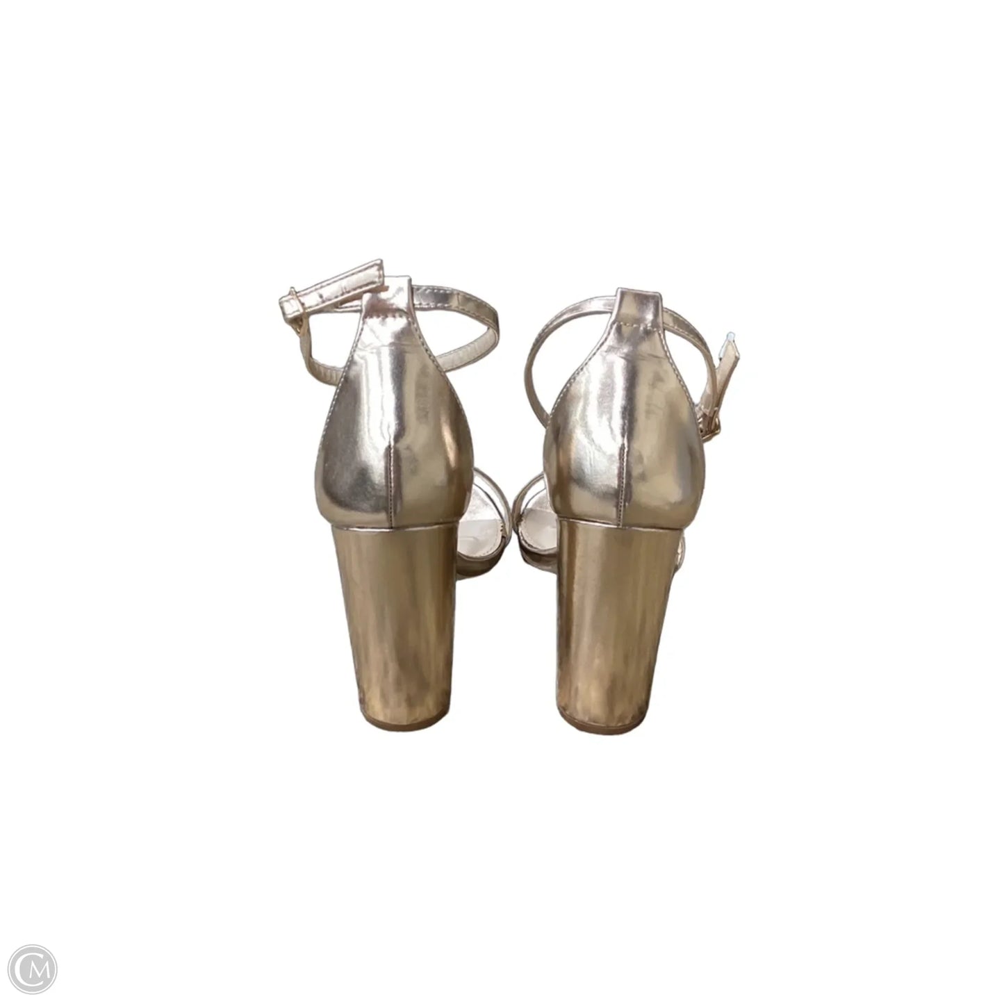 Shoes Heels Block By Lulus In Rose Gold, Size: 7.5