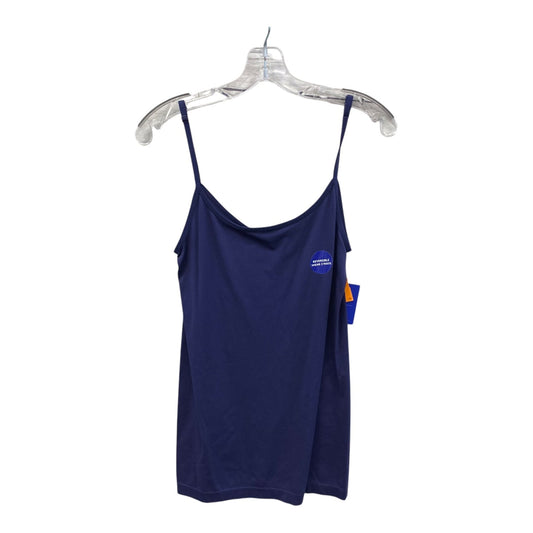 Top Sleeveless Basic By Apt 9 In Navy, Size:L