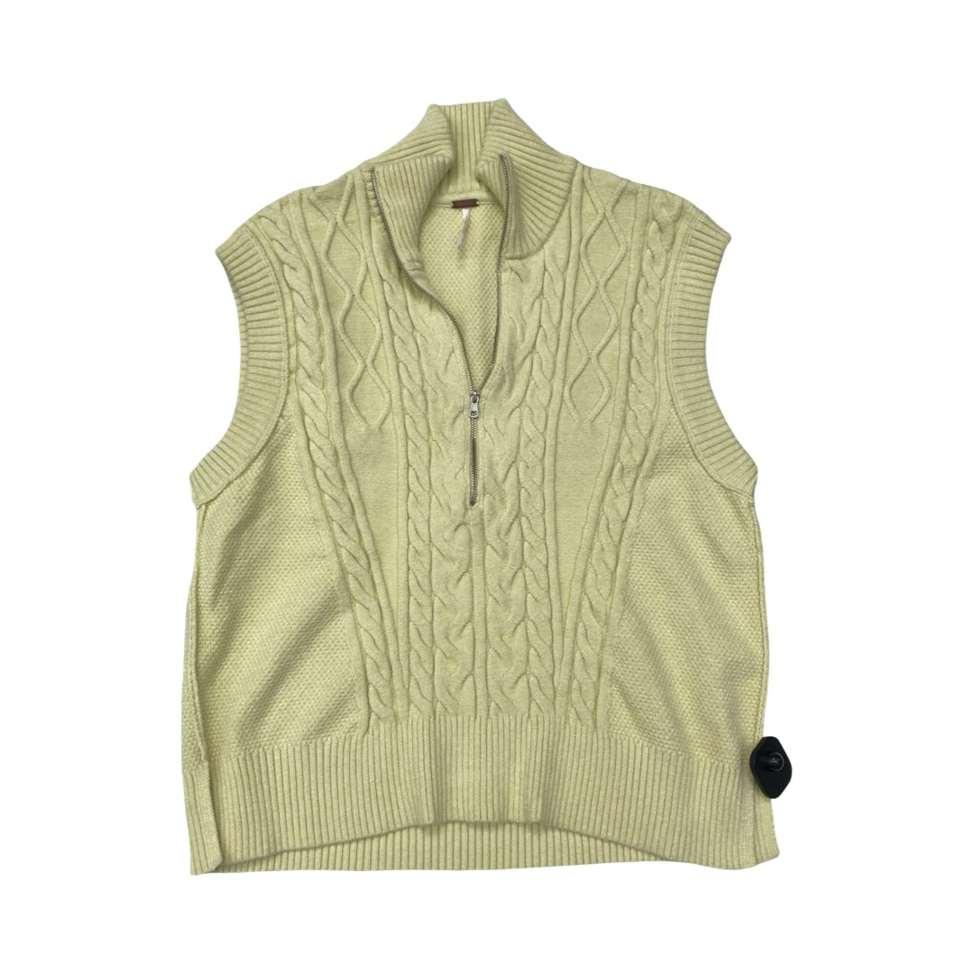 Top Sleeveless By Free People In Yellow, Size:M