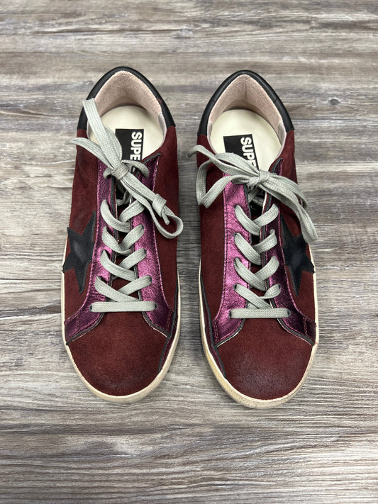Red Shoes Sneakers Golden Goose, Size 7.5