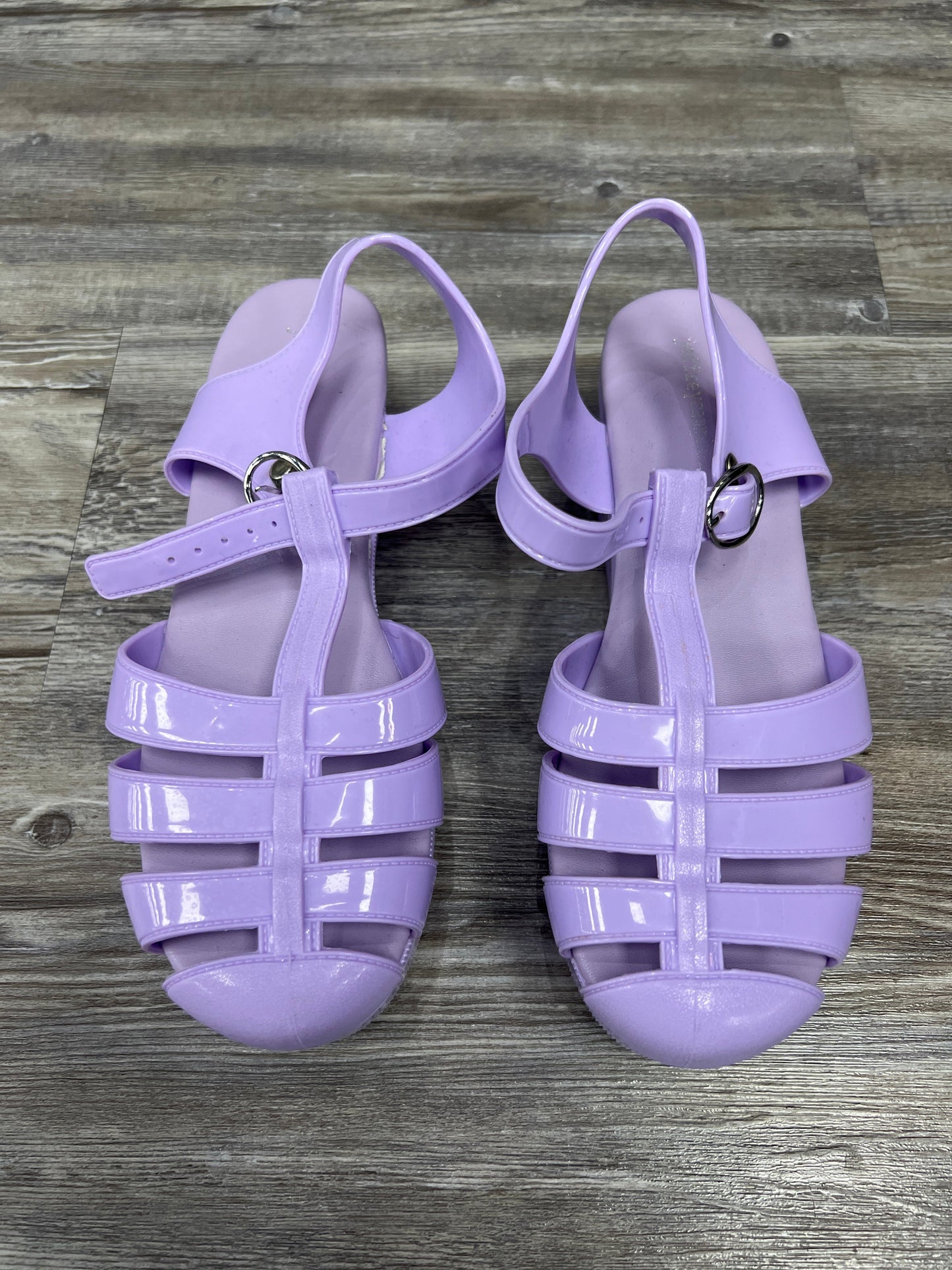 Purple Sandals Heels Platform Jeffery Campbell, Size 9