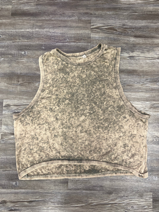 Athletic Tank Top By Free People In Brown, Size: L