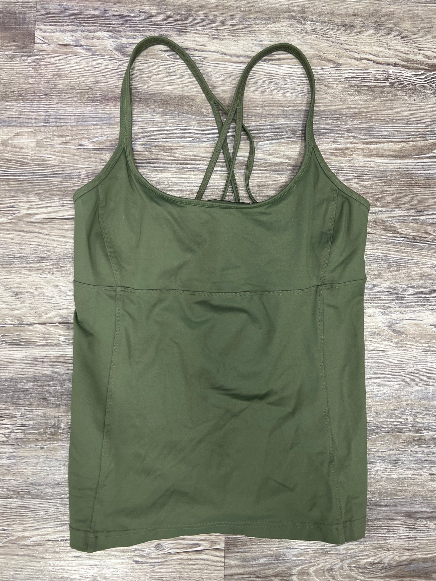 Athletic Tank Top By Alo In Green, Size: L