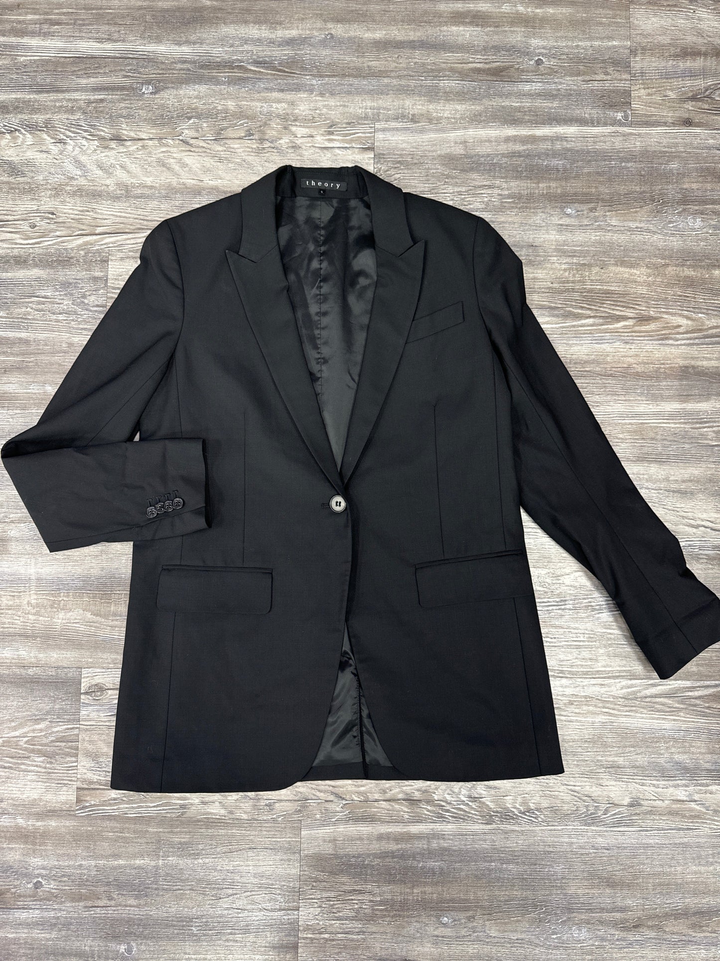 Blazer By Theory In Black, Size: 6