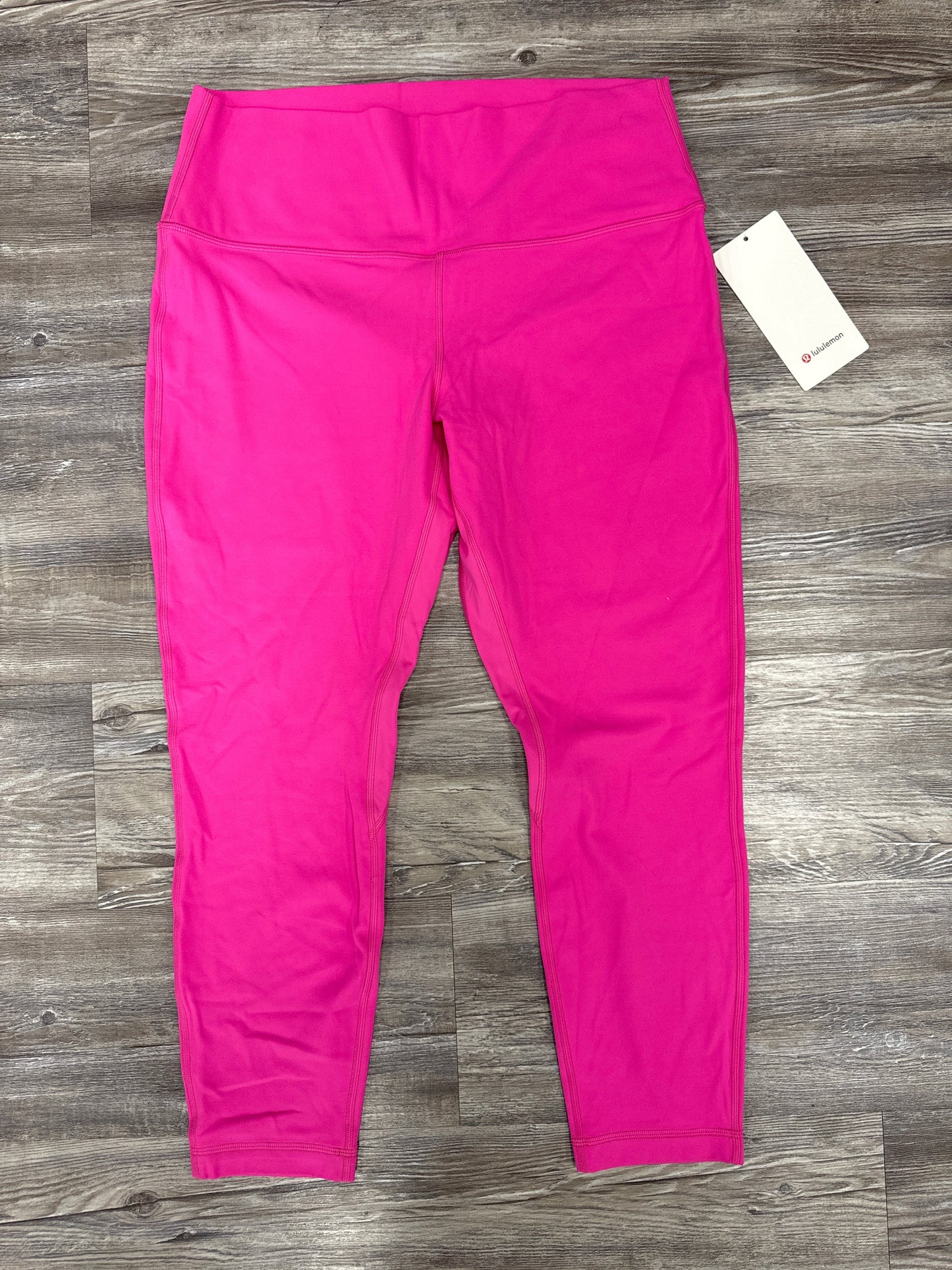 Athletic Leggings By Lululemon In Pink, Size: 14