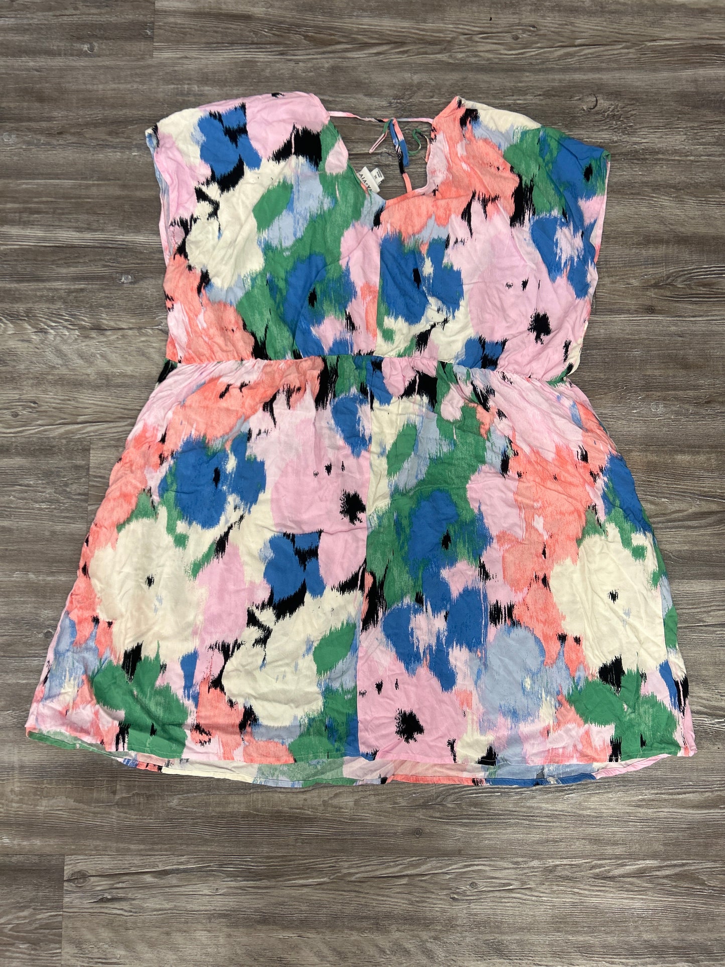 Dress Casual Midi By Ava & Viv In Multi-colored, Size: 2x