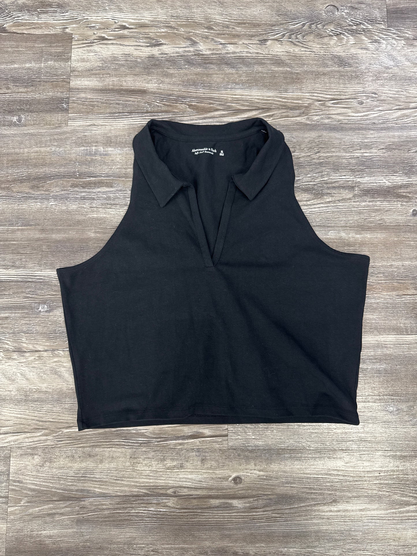 Top Sleeveless By Abercrombie And Fitch In Black, Size: Xl