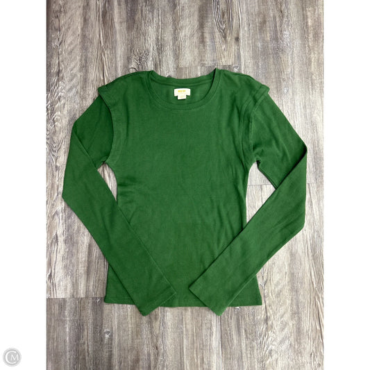 Top Long Sleeve By Maeve In Green, Size: L