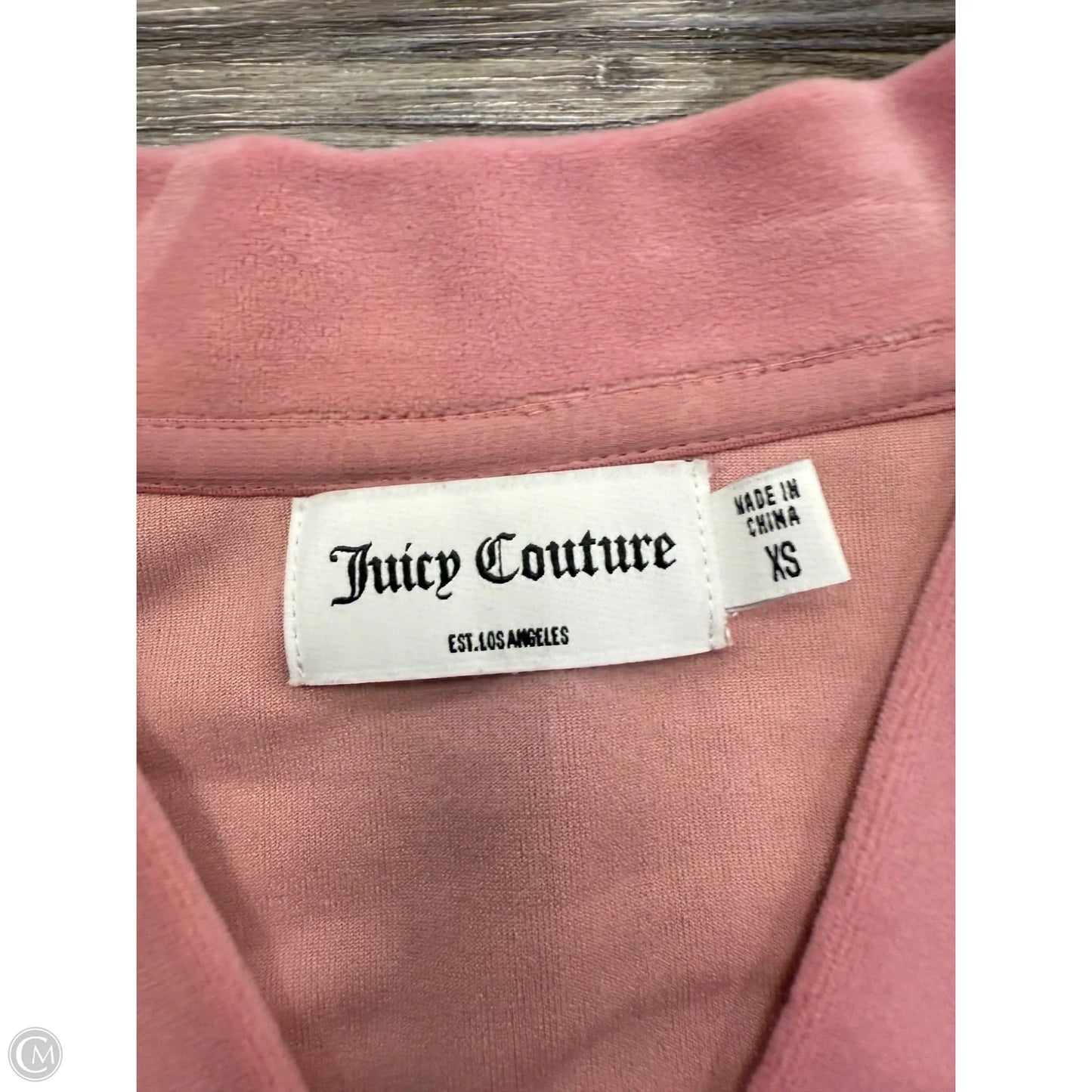 Sweatshirt Collar By Juicy Couture In Pink, Size: Xs