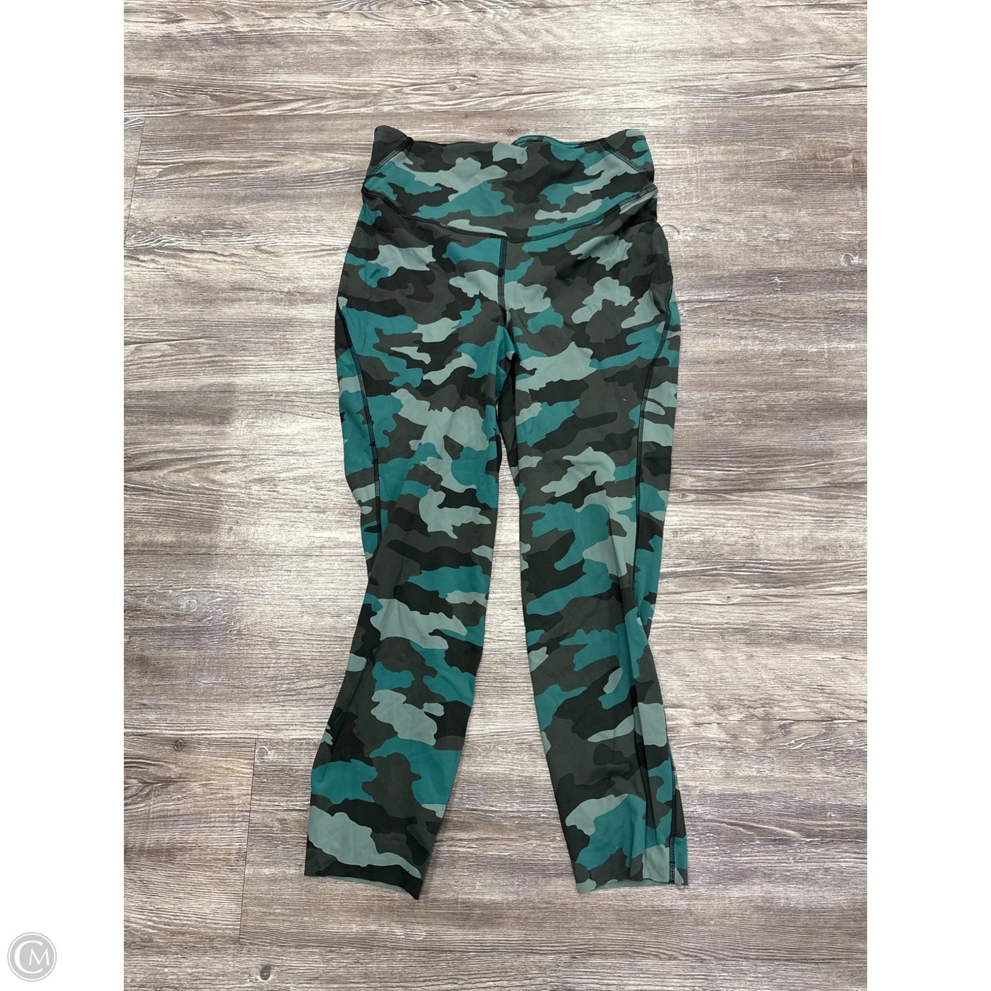 Athletic Leggings By Lululemon In Camouflage Print, Size: 8
