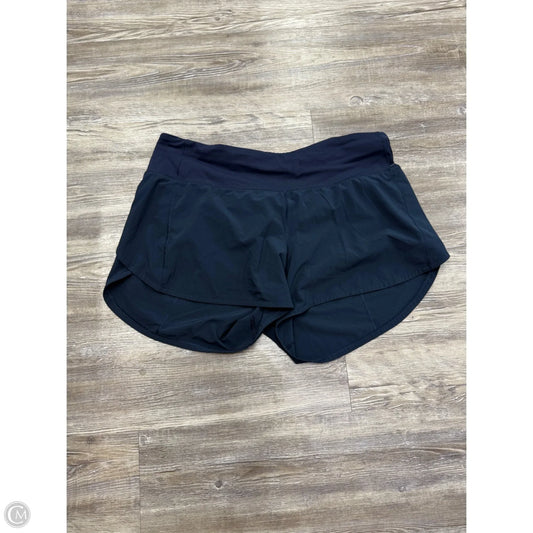 Athletic Shorts By Lululemon In Blue, Size: 10l