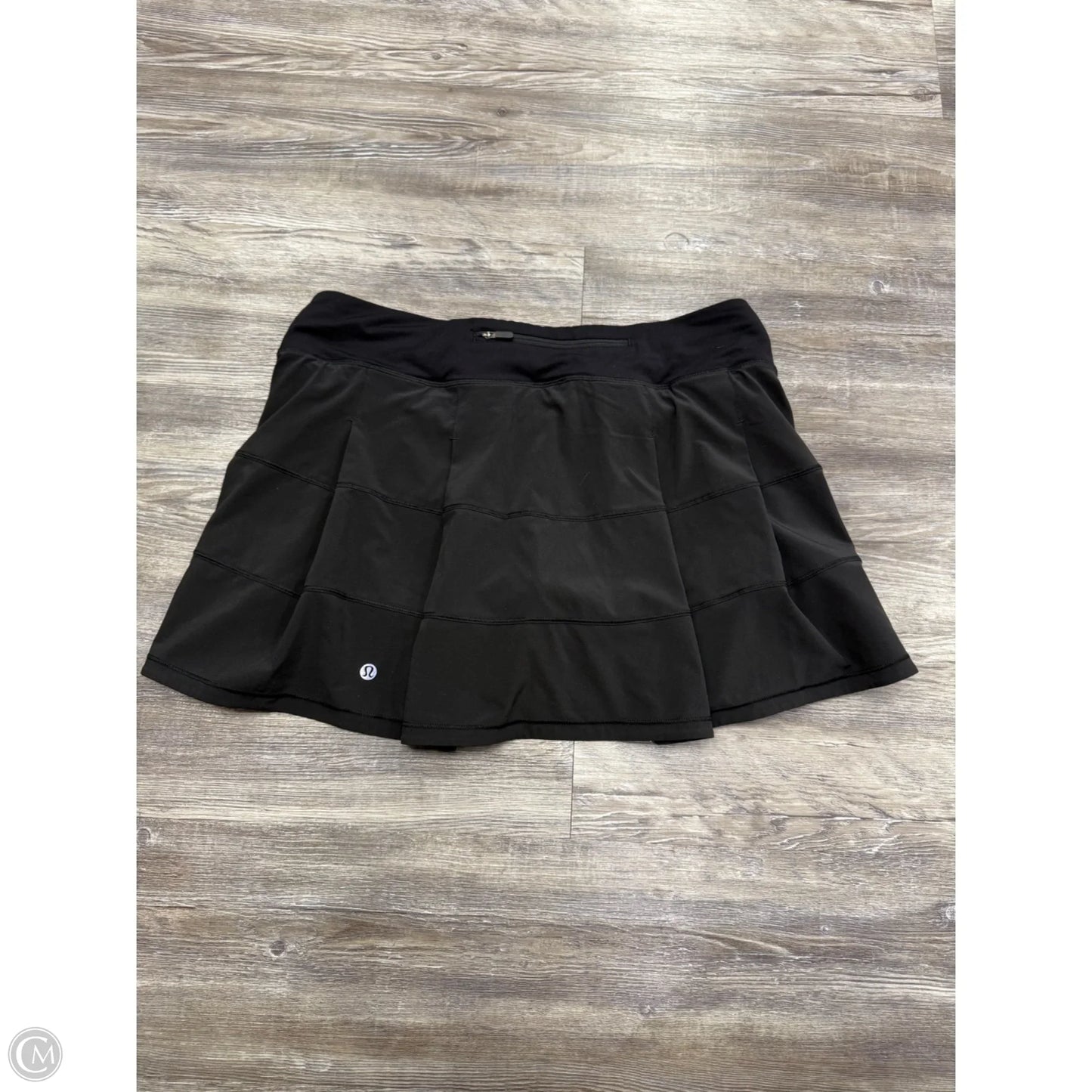 Athletic Skort By Lululemon In Black, Size: 10l