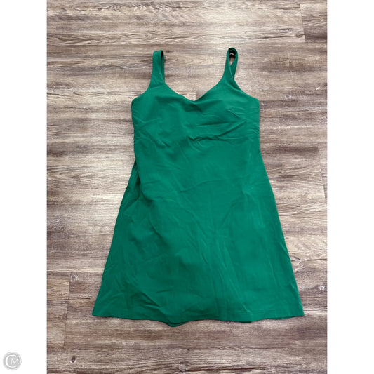 Athletic Dress By Lululemon In Green, Size: M