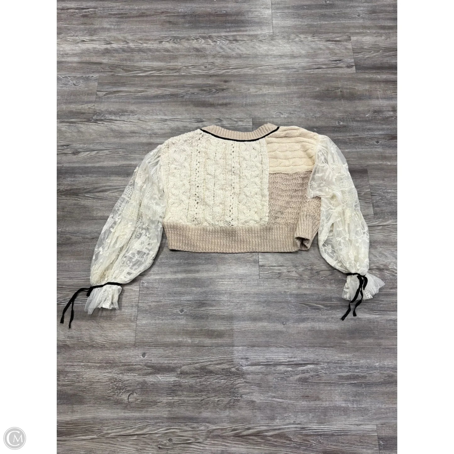 Sweater By Anthropologie In White, Size: Xs