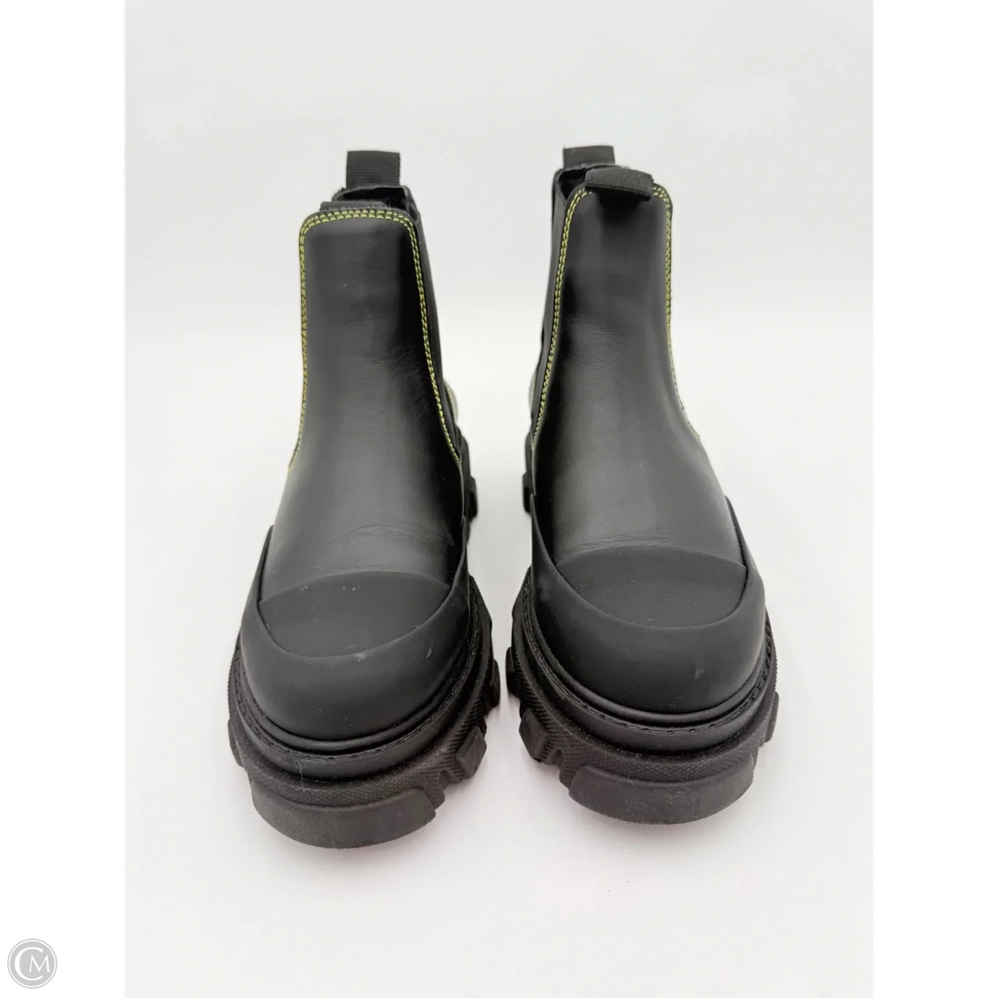 Boots Ankle Heels By Ganni In Black, Size: 5.5