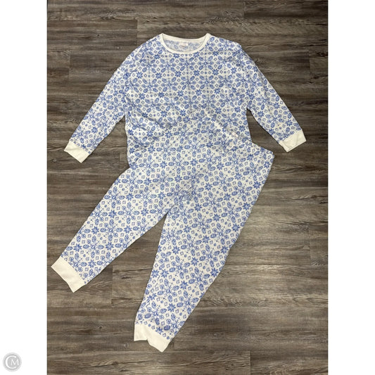 Pants Set 2pc By Lc Lauren Conrad In Blue & White, Size: 3x