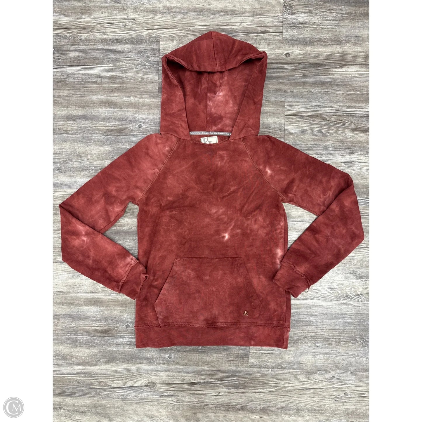 Sweatshirt Hoodie By Cmc In Red, Size: S