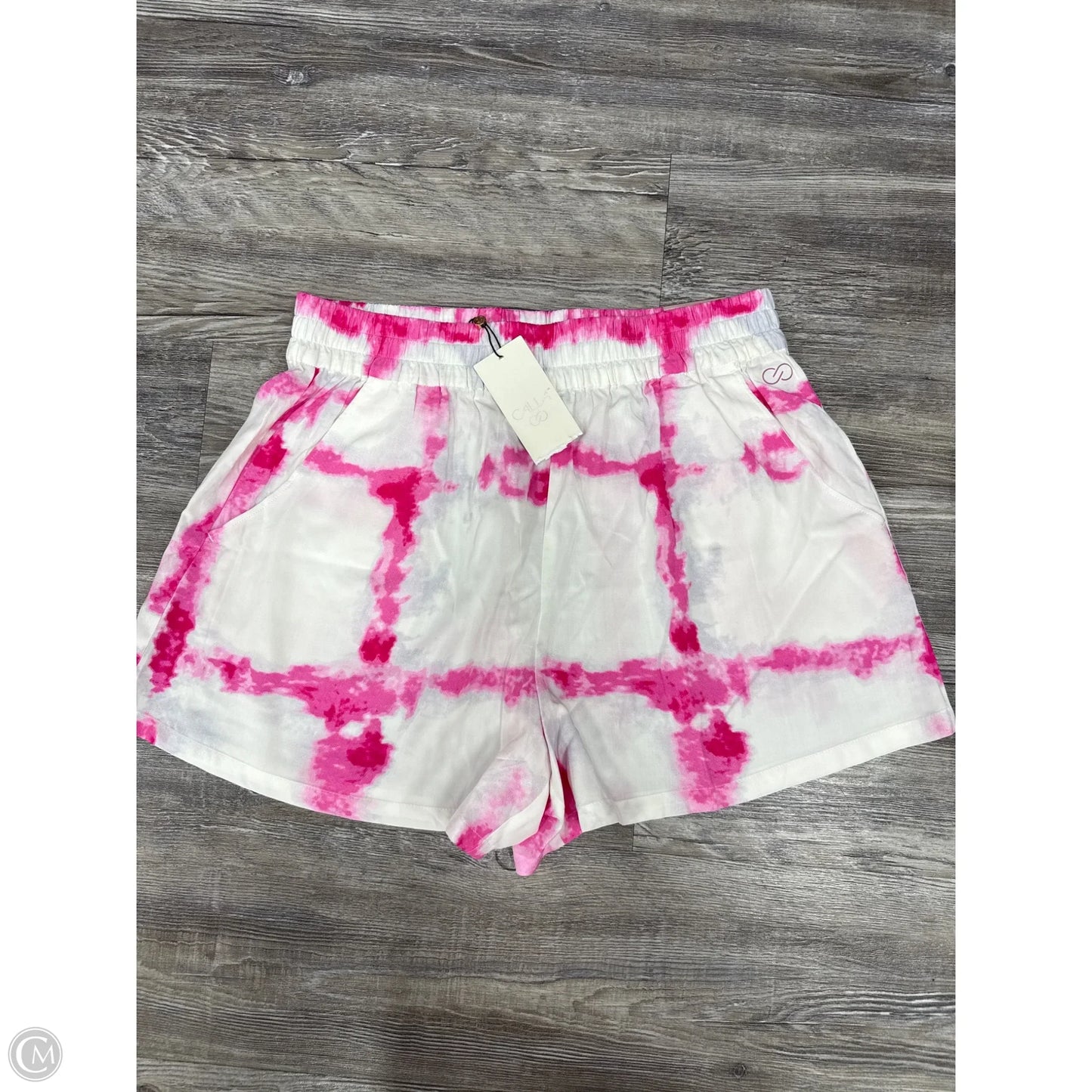 Shorts By Calia In Pink & White, Size: M