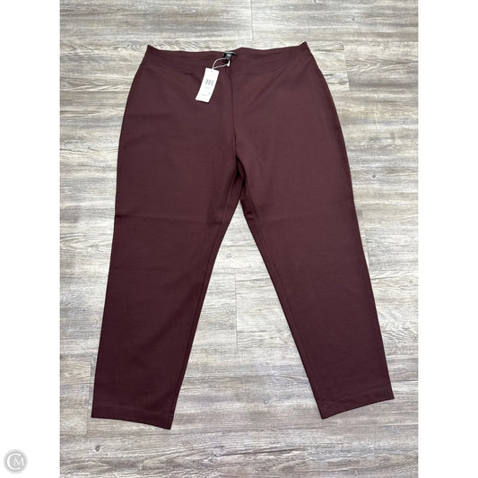 Pants Other By Eileen Fisher In Purple, Size: 1x