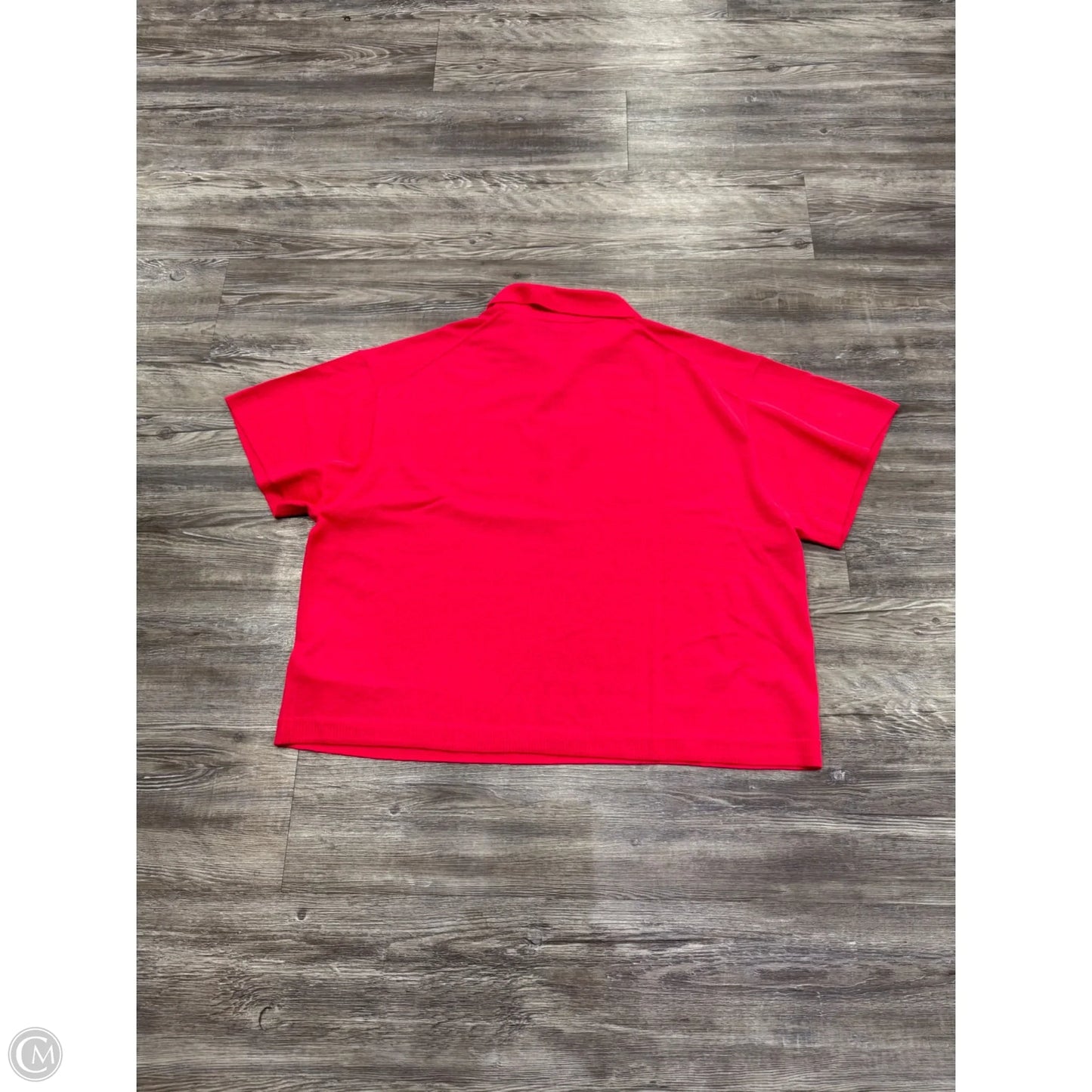 Top 3/4 Sleeve By J. Crew In Red, Size: 2x