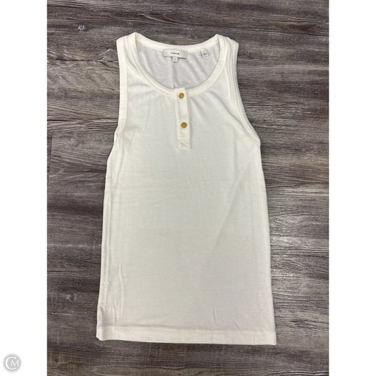 Top Sleeveless By Vince In White, Size: S