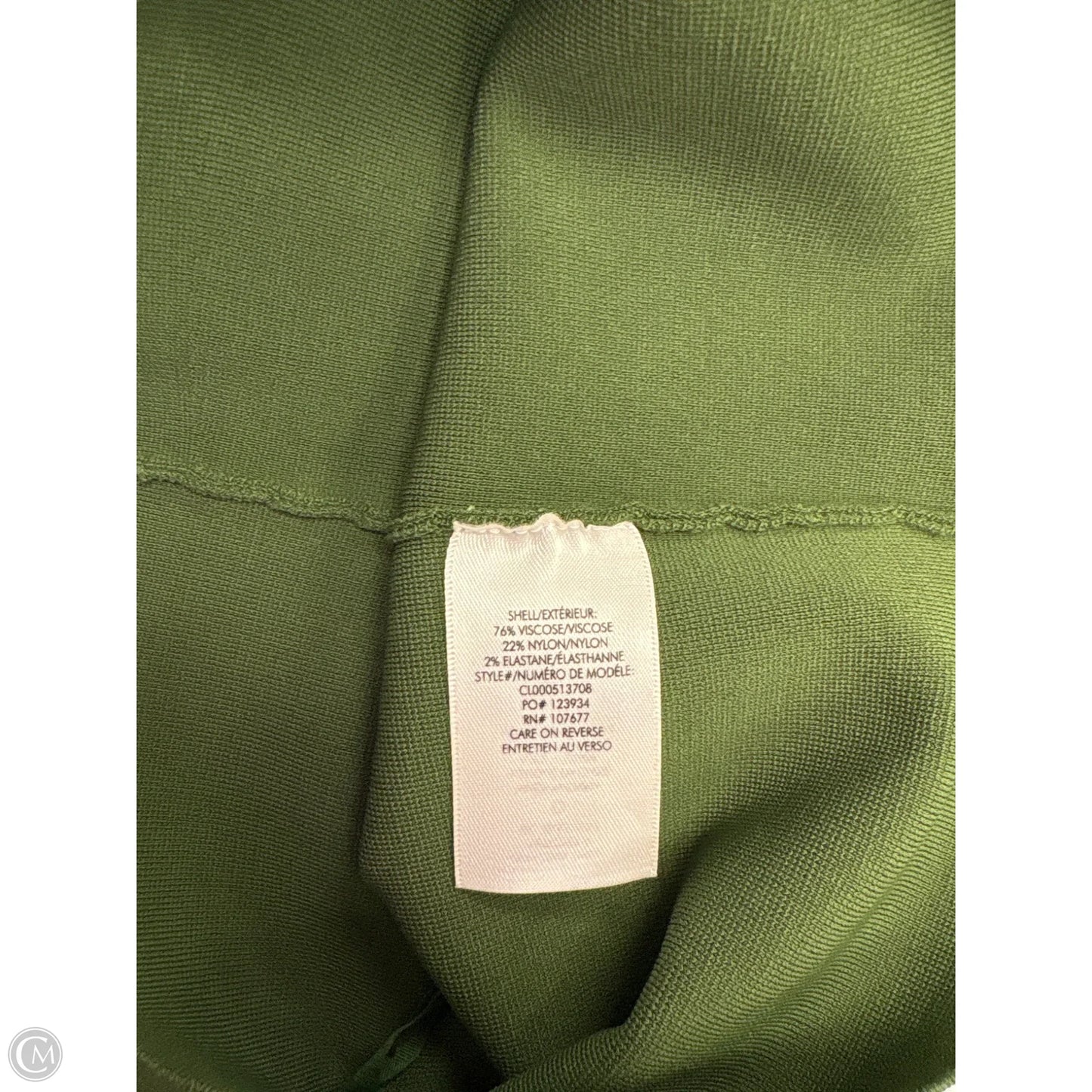 Top Sleeveless Designer By Alice + Olivia In Green, Size: Xs