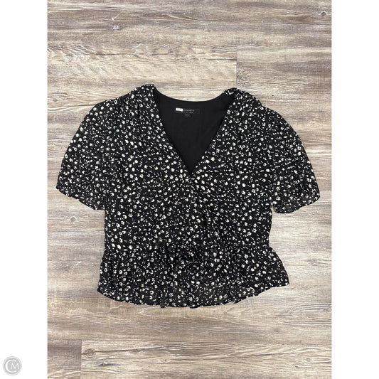 Top Short Sleeve Designer By All Saints In Black, Size: 4