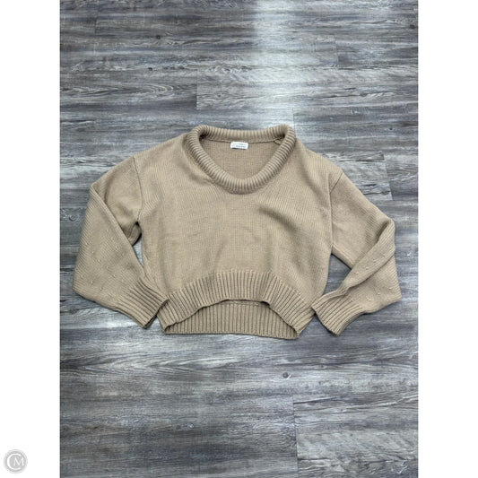 Sweater By Zoco In Tan, Size: M