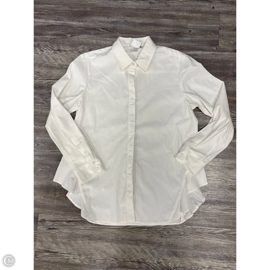 Top Long Sleeve By Finley In White, Size: Xl