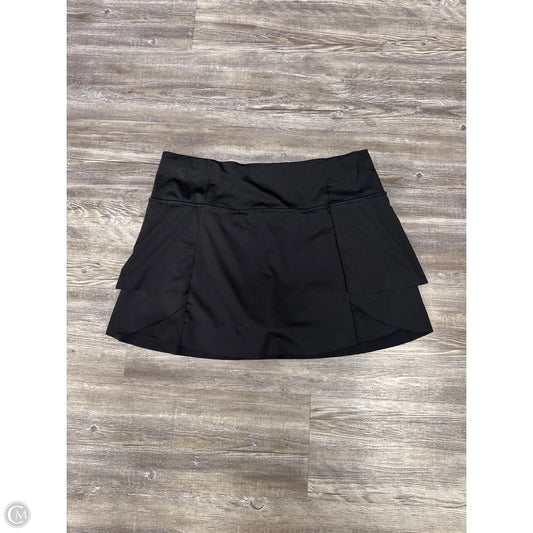 Athletic Skort By Athleta In Black, Size: L