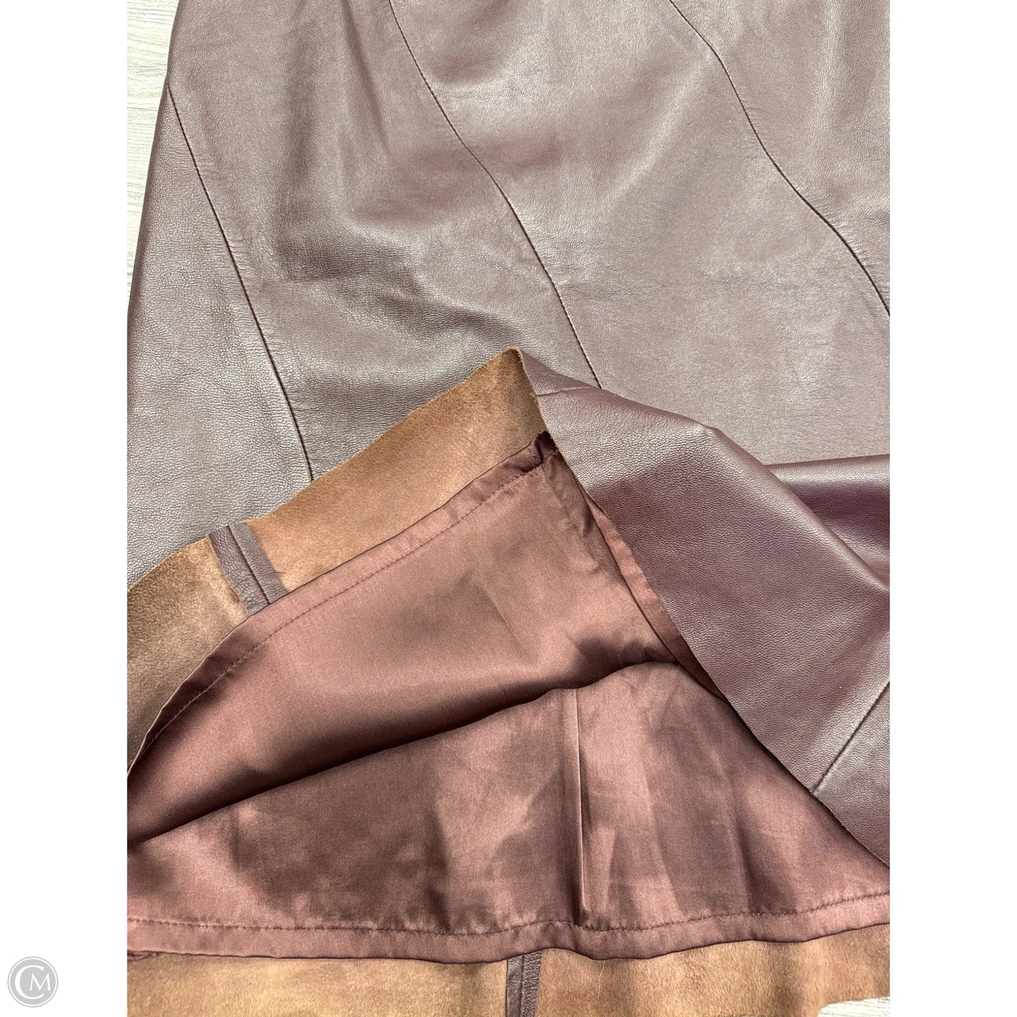 Skirt Midi By Mng In Brown, Size: 4