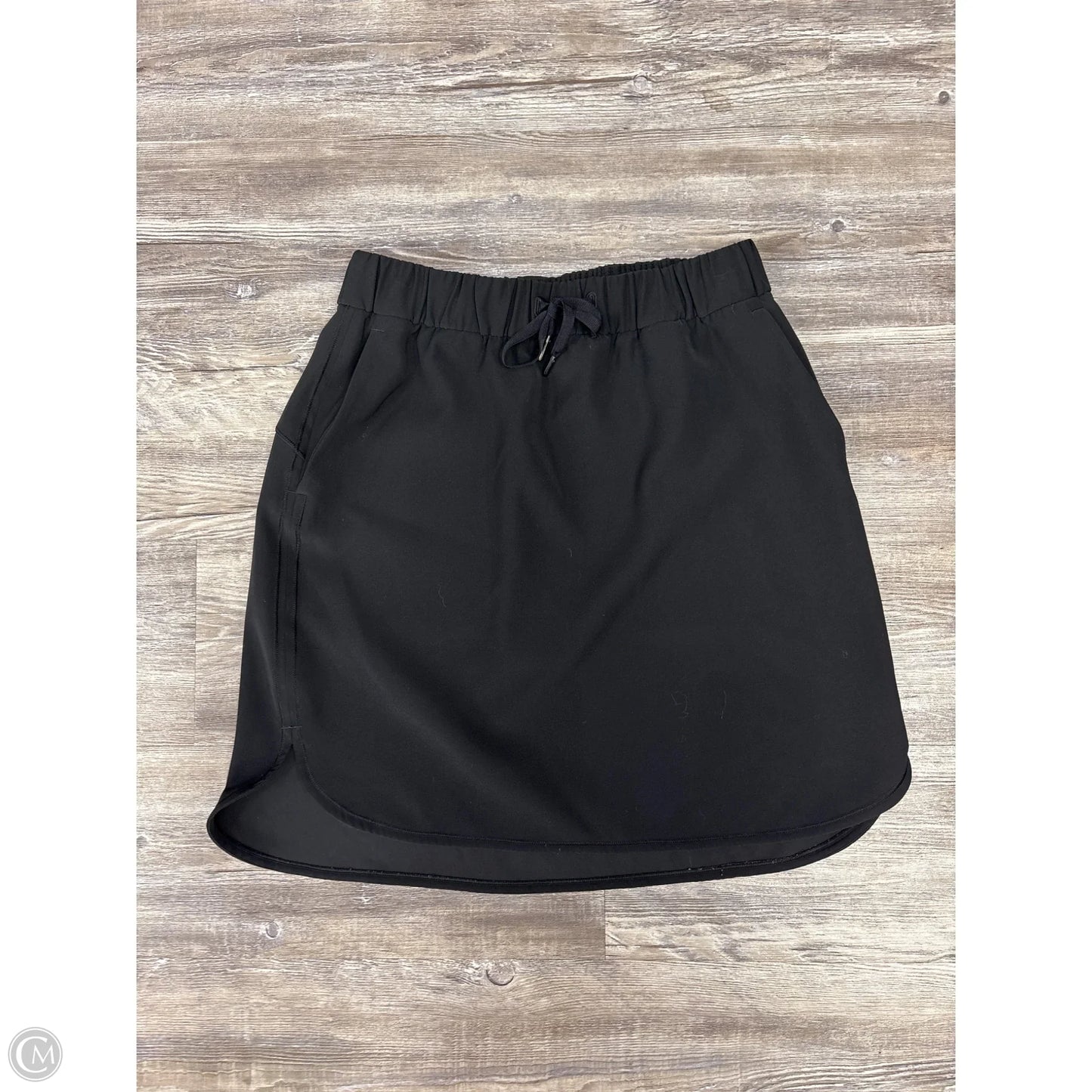 Athletic Skirt By Lululemon In Black, Size: 10
